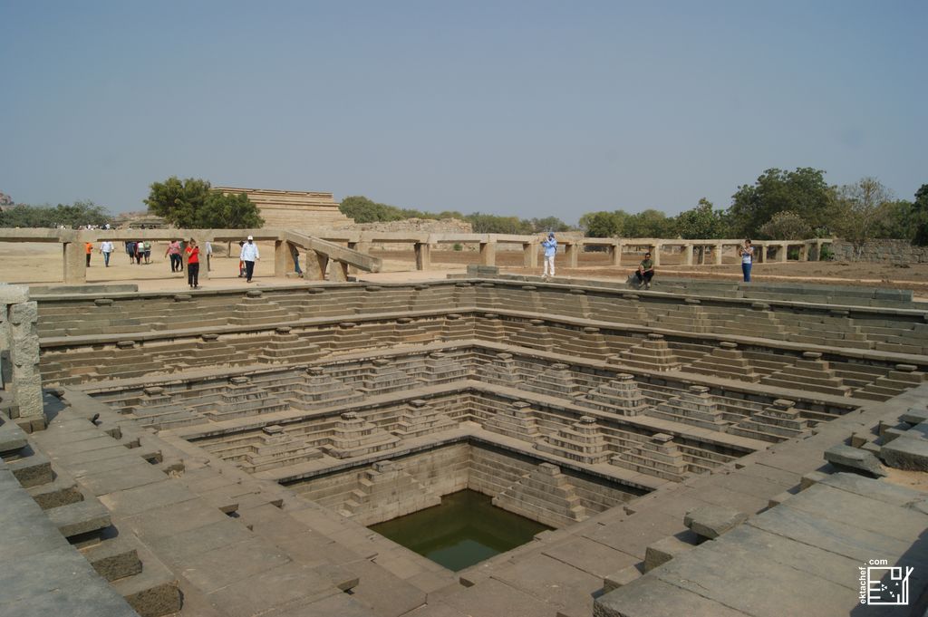 India - Hampi - Royal Enclosure - Sacred Water Tank