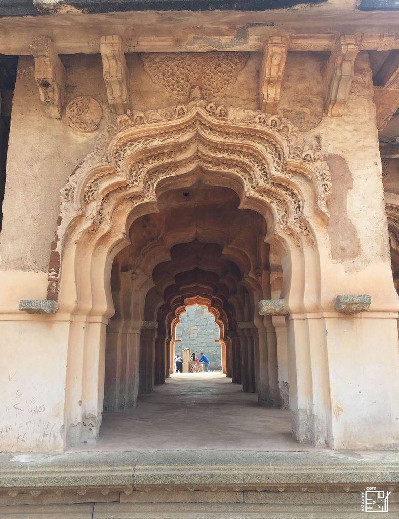 India - Hampi - Zenana Enclosure - Lotus Mahal
